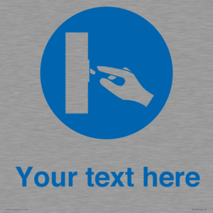 Custom Use Switch Sign